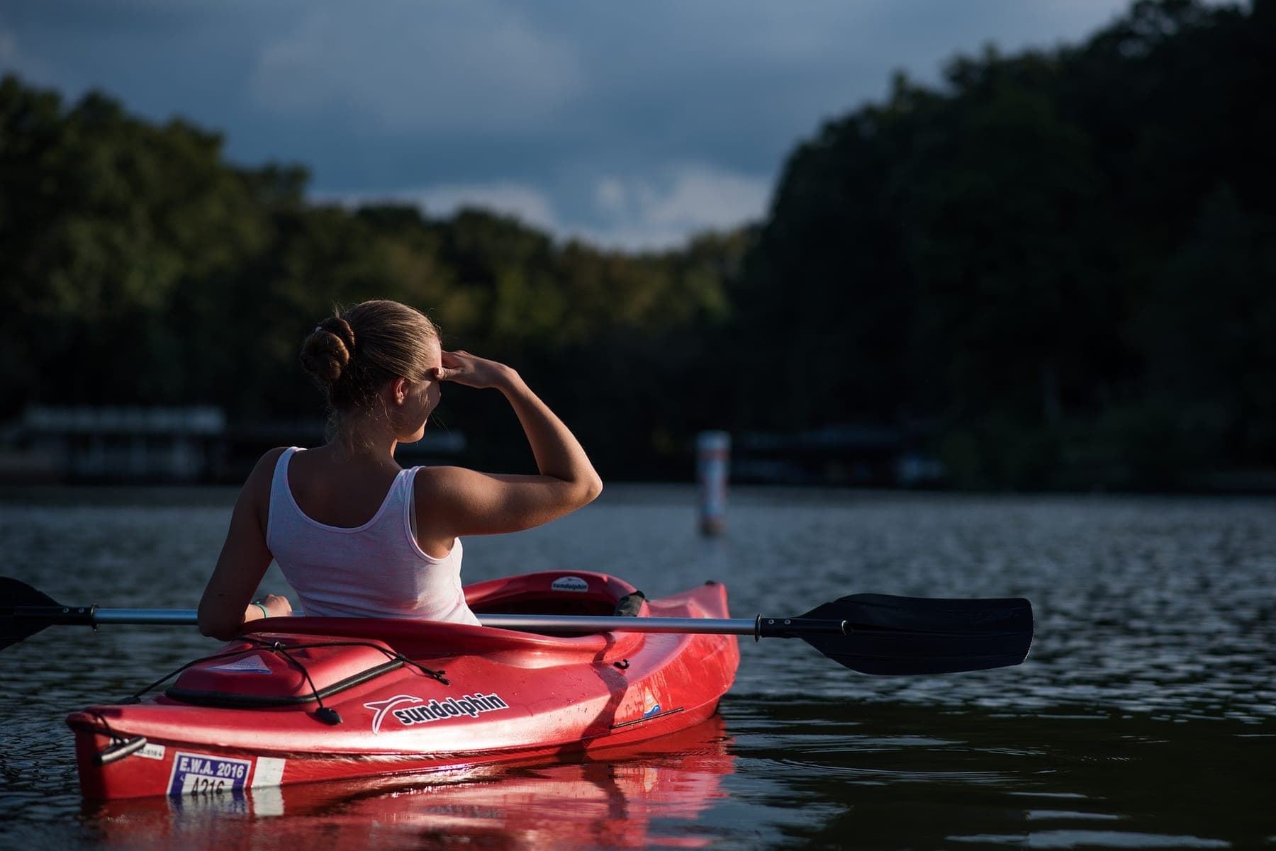 Kanutour auf dem Wasser